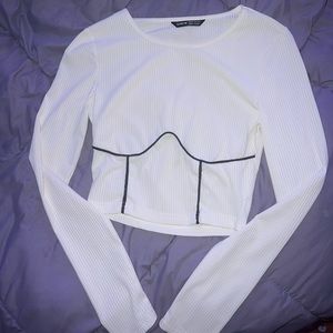 Long sleeve white shirt